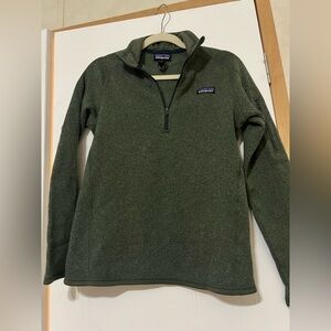 Women’s Patagonia Better Sweater. Size medium. Green. Excellent condition!